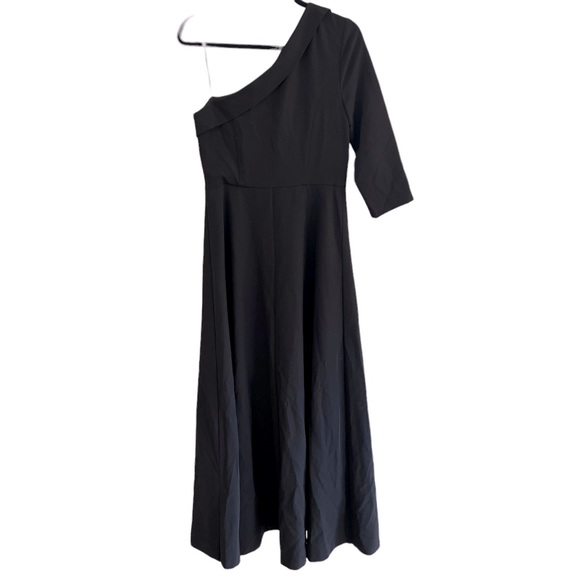 NEW Kay Unger CREPE WALK THRU JUMPSUIT black size 8 - Picture 4 of 10